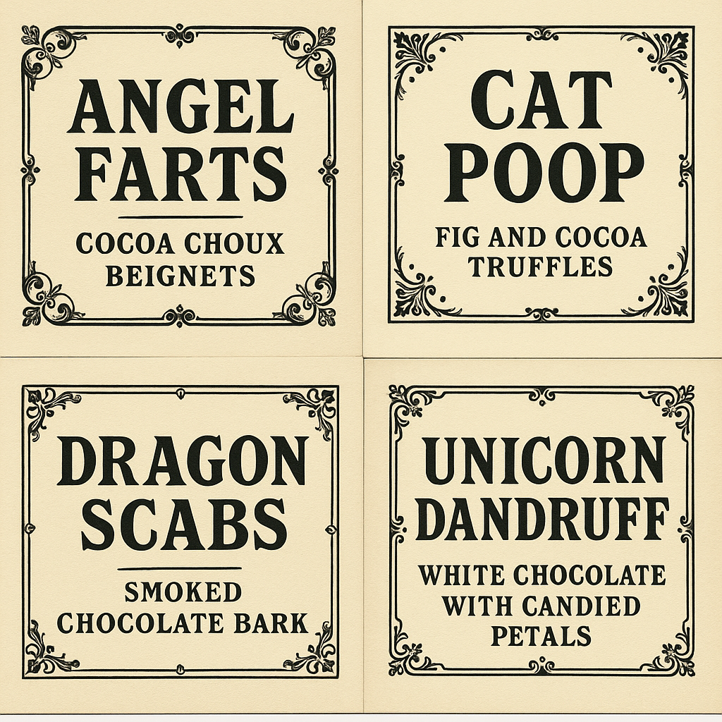 mock up label